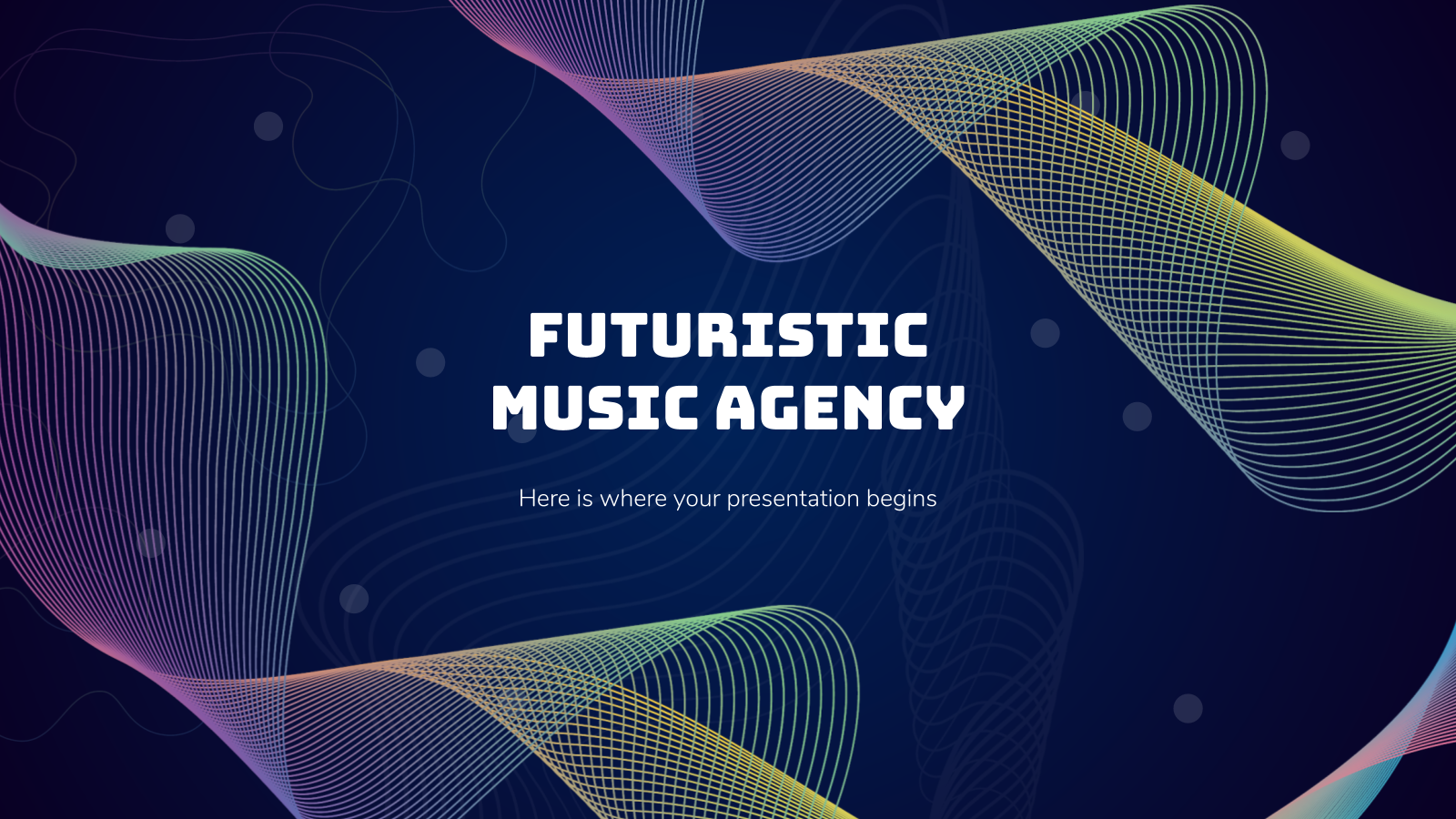 未来音乐机构PowerPoint模板